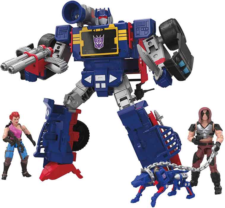 ⑭ジソン ラキドロ サウェ soundwave Transformers Collaborative G.I. Joe x Transformers 3.75 Inch Scale