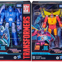 Transformers Studio Series 6 Inch Action Figure Voyager Class (2021 Wave 1) - Set of 2 (Hot Rod - Scourge)