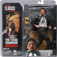 LEATHERFACE from TEXAS CHAINSAW MASSACRE 7" Figure CULT CLASSICS Series 2 Movie NECA REEL TOYS (Sub-Standard Packaging)