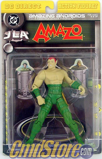 AMAZO 6" Action Figure JLA AMAZING ANDROID DC Direct Toy