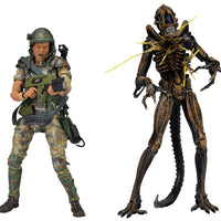 Aliens 7 Inch Action Figure 2-Pack Series - Hudson vs Alien Xenomorph Warrior