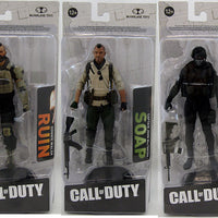 Call Of Duty 7 Inch Action Figure Series 1 - Set of 3 (Ghost - Soap - Ruin)