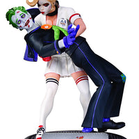DC Comics Bombshells 10 Inch Statue Figure - The Joker And Harley Quinn