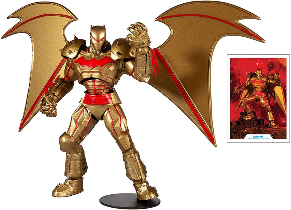 ザ マッドタイタン ゴールドエディション マーベル DC Multiverse 7 Inch Action Figure Comic Series - Hellbat Batman