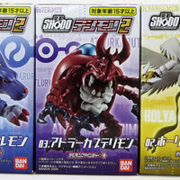 Digimon Adventure 3 Inch Action Figure Shokugan - Set of 3 (MetalGarurumon - MagnaAngemon - MegaKabuterimon)