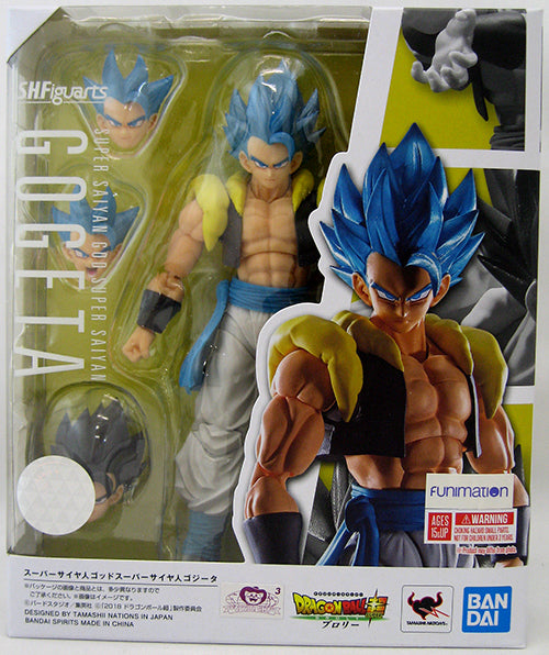 Dragonball Super Movie 5 Inch Action Figure S.H. Figuarts - Super Saiyan God Super Saiyan Gogeta
