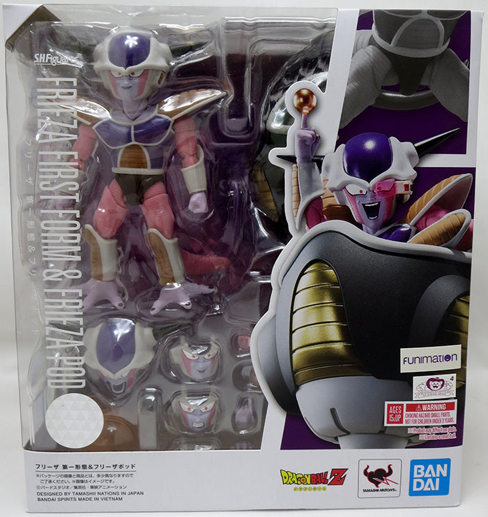 Frieza First Form & Pod フリーザ　フィギュア Dragonball Z 4 Inch Action Figure S.H.Figuarts - 1st Form Frieza