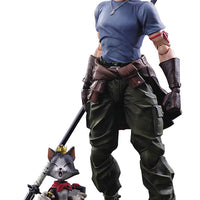 Final Fantasy VII 10 Inch Action Figure Play Arts Kai - Cid Highwind and Cait Sith (Sub-Standard Packaging)