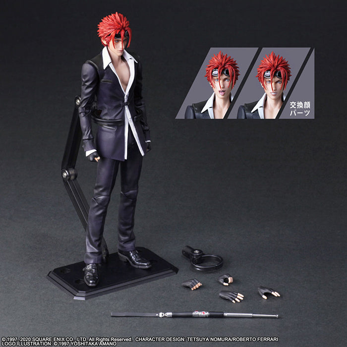 PLAY ARTS改 FINAL FANTASY VII レノ Final Fantasy VII Remake Play Arts Kai 10 Inch Action Figure