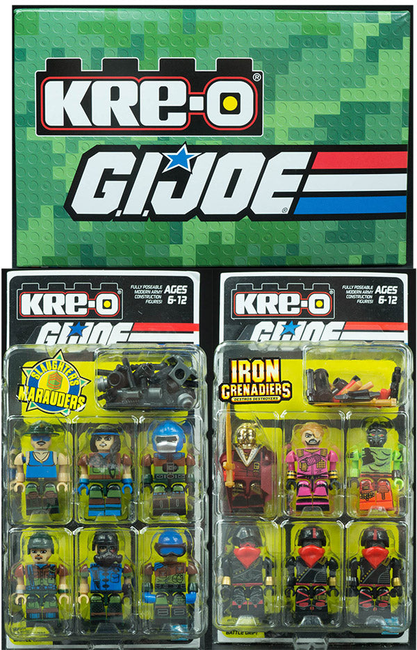 G.I. Joe 50th Anniversary 2 Inch Action Figure Box Set Exclusive - Kreo Construction Commandos Pack SDCC 2015