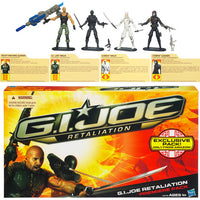 G.I.Joe Retaliation 3.75 Inch Figure Exclusive- Premiere Pack (Storm Shaodw - Cobra Commander - Roadblock - Snake Eye)