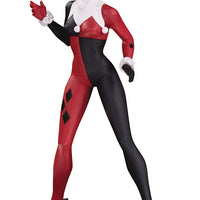 Harley Quinn Red White & Black 7 Inch Statue Figure - Harley Quinn by Jae Lee