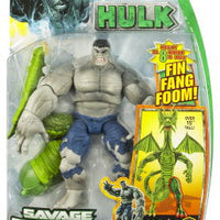 Marvel Legends Hulk 6 Inch Action Figures BAF Fin Fang Foom - Savage Grey Hulk