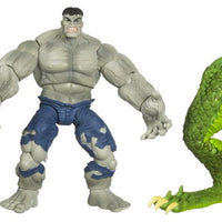 Marvel Legends Hulk 6 Inch Action Figures BAF Fin Fang Foom - Savage Grey Hulk