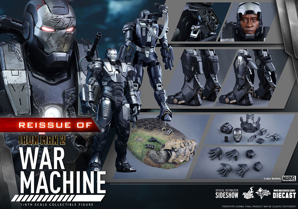 Iron Man 2 12 Inch Action Figure 1/6 Scale - War Machine Hot Toys