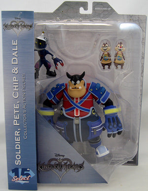 Kingdom Hearts Select 2 to 7 Inches Action Figure Series 2 - Solider - Pete - Chip & Dale
