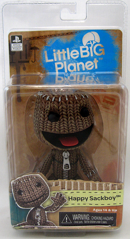 Little Big Planet 5 Inch Action Figure Series 1 - Happy Sackboy