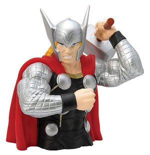 Marvel Collectible 7 Inch Piggy Bank Bank Bust - Thor Bust Bank