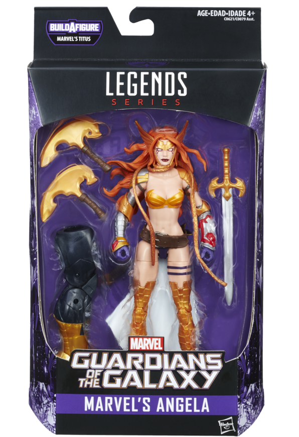 Marvel Legends Guardians of The Galaxy 6 Inch Action Figure Titus Series - Angela
