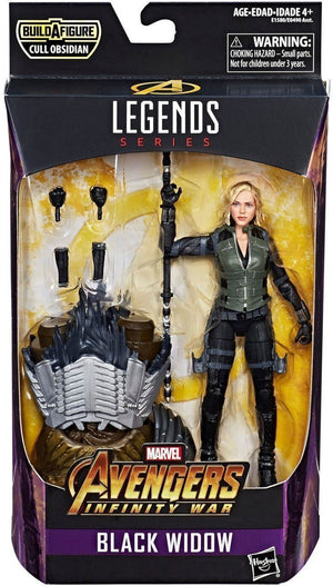 Marvel Legends Avengers 6 Inch Action Figure Cull Obsidian Series - Black Widow