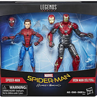 Marvel Legends Spider-Man Homecoming 6 Inch Figure 2-Pack Exclusive - Spider-Man & Iron Man Sentry (Sub-Standard Pkg)