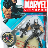 Marvel Universe Action Figure (2009 Wave 1): Black & Silver X-Force Wolverine #6