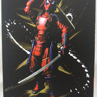 Marvel Meisho Manga Realization 6 Inch Action Figure - Samurai Deadpool