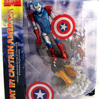 Marvel Select 8 Inch Action Figure- Exclusive Captain America in Iron Man Armor