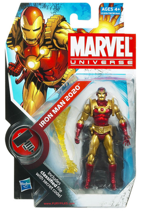 Marvel Universe 3.75 Inch Action Figure (2010 Wave 6) - Iron Man 2020 S2 #33
