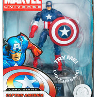 Marvel Universe 3.75 Inch Action Figure Exclusive Series - Captain America With Light Up Base