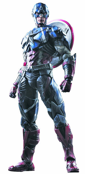 Marvel Universe Variant 11 Inch Action Figure Play Arts Kai - Captain America (Shelf Wear Packaging)