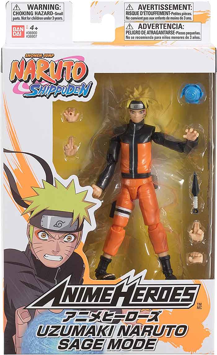 Naruto Shippuden 6 Inch Action Figure Anime Heroes - Sage Mode