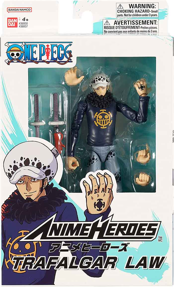 その他 TRAFALGARLAW (BANDAI) One Piece 6 Inch Action Figure Anime Heroes - Trafalgar Law