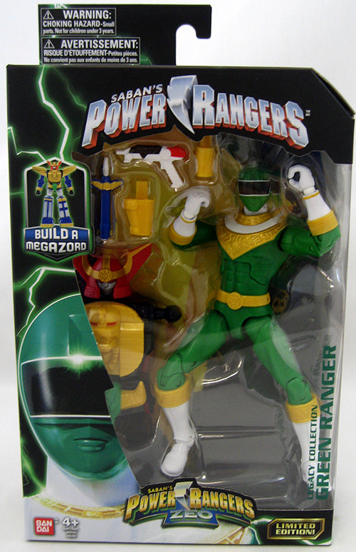 Power Rangers Zeo 6 Inch Action Figure Legacy Collection - Green Ranger