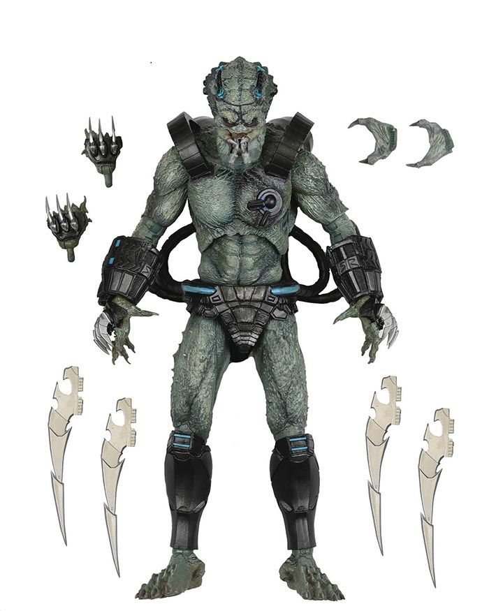 SF・ファンタジー・ホラー NECA PREDATOR concrete jungle Predator 7 Inch Action Figure Ultimate - Concrete Jungle Stone