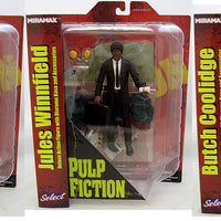 Pulp Fiction 7 Inch Action Figure Movie Select - set of 3
