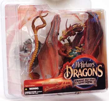 SORCERERS CLAN DRAGON McFarlane's Dragons Series 1: Quest For The Lost King (Sub-Standard Packaging)