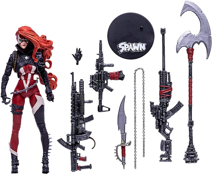 Spawn 7 Inch Action Figure Wave 2 Deluxe - She-Spawn| Cmdstore.ca
