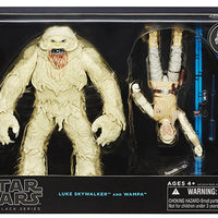 Star Wars 6 Inch Action Figure Black Deluxe Series - Luke Skywalker with Wampa