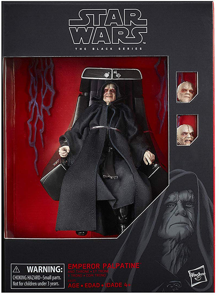 Star Wars The Black Series 6 Inch Action Figure Box Set - Emperor Palpatine and Throne
