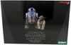 Star Wars The Empire Strikes Back 2 & 4 Inch Statue Figure ArtFx+ - Yoda & R2-D2 Dagobah