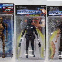 Terminator Kenner Tribute 7 Inch Action Figure Series 1 - Set of 3 (T-800 - T-1000 - Endoskeleton)