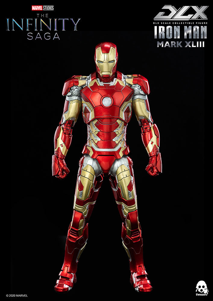 The Avengers Infinity Saga 6 Inch Action Figure Deluxe - Iron Man Mark XLIII Threezero 907534
