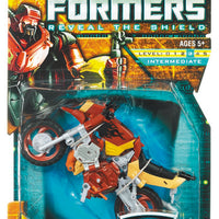 Tranformers Yellow Card 6 Inch Action Figure Deluxe Class (2011 Wave 2) - Wreck-Gar (Motorcycle)