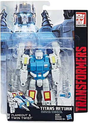 Transformers Generations Titans Return 6 Inch Action Figure Deluxe Class (2017 Wave 3) - Twin Twist