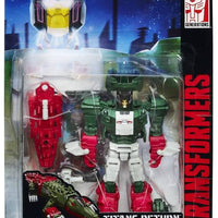 Transformers Generations Titans Return 6 Inch Figure Deluxe Class - Skullsmasher w/ Grax (Slight Shelf Wear Packaging)