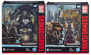 Transformers Movie Studios Series 8 Inch Action Figure Leader Class - Set of 2 (Jetfire & Megatron)