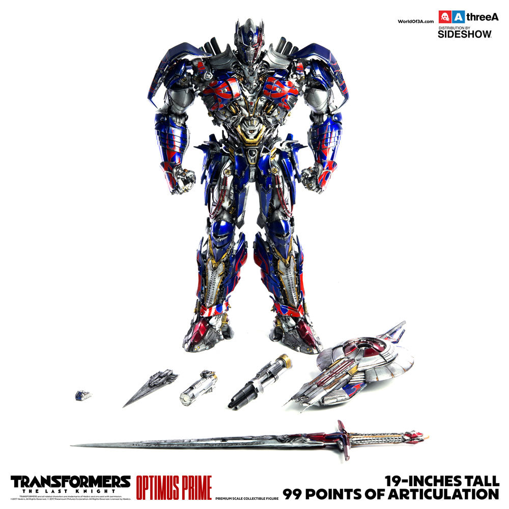 Transformers The Last Knight 19 Inch Statue Figure Premium Scale - Optimus Prime ThreeA 903080