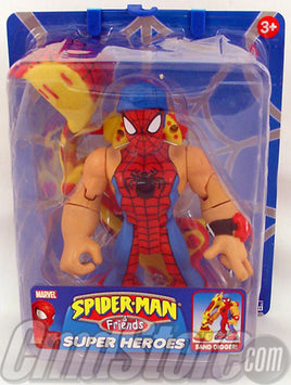 SAND BOX SPIDER-MAN 6" Action Figure SPIDER-MAN & FRIENDS Toy Biz Toy (SUB-STANDARD PACKAGING)