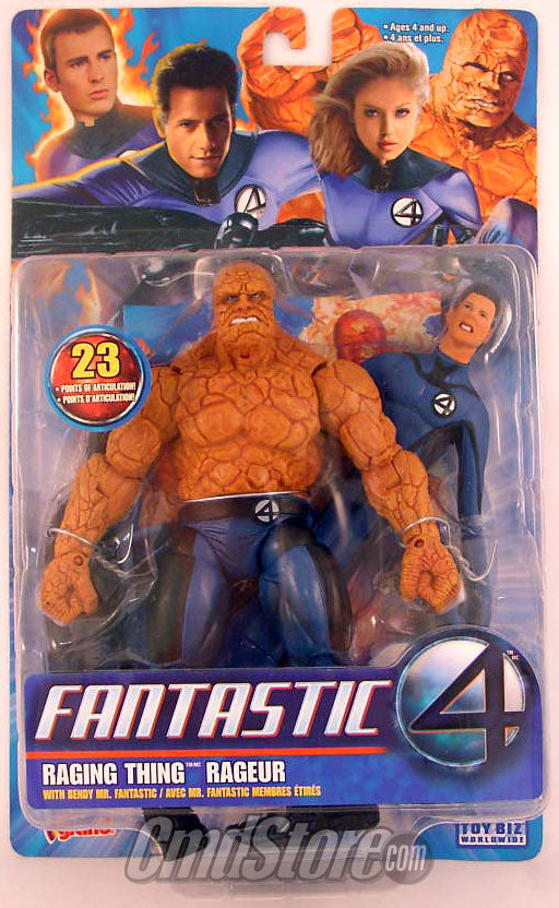 1995年 TOYBIZ社 Fantastic 4 Four thing Toy Biz - Fantastic Four - Thing - 5 inch action figure